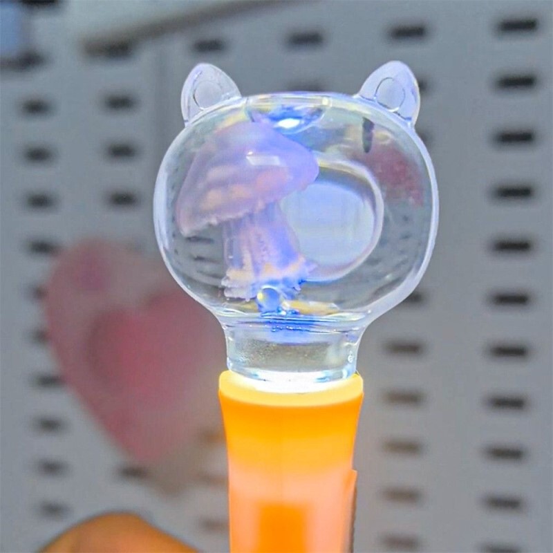 Jellyfish Spinning Pen: a Super Fun Jellyfish Pen with Lights That Can Rotate, Featuring Real Jellyfish Specimens That Don'T Require Feeding Jellyfish Spinning Pen: a Super Fun Jellyfish Pen with Lights That Can Rotate, Featuring Real Jellyfish Specimens That Don'T Require Feeding