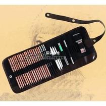 18 Sketch Pencils Paper Art Pen Charcoal Extender Eraser Cu