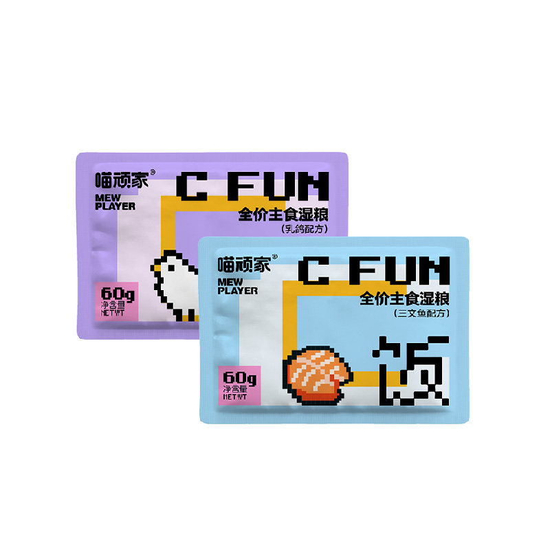 喵顽家全价主食湿粮C饭高蛋白营养补水成猫幼猫通用