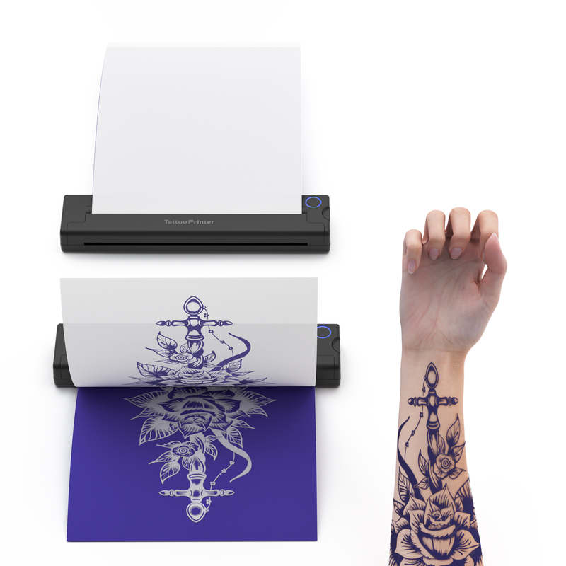Tattoo Printer Wireless USB Printer Thermal Inkless Portable A4 Bluetooth Tattoo Printer Wireless USB Printer Thermal Inkless Portable A4 Bluetooth