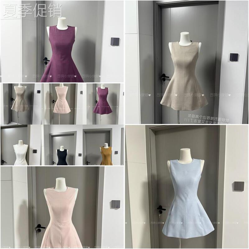 Soft Little Aba~2.0 Thin Style·Same Style as Zong Yuan Vintage Brown Strap Dress High-End Dress Soft Little Aba~2.0 Thin Style·Same Style as Zong Yuan Vintage Brown Strap Dress High-End Dress