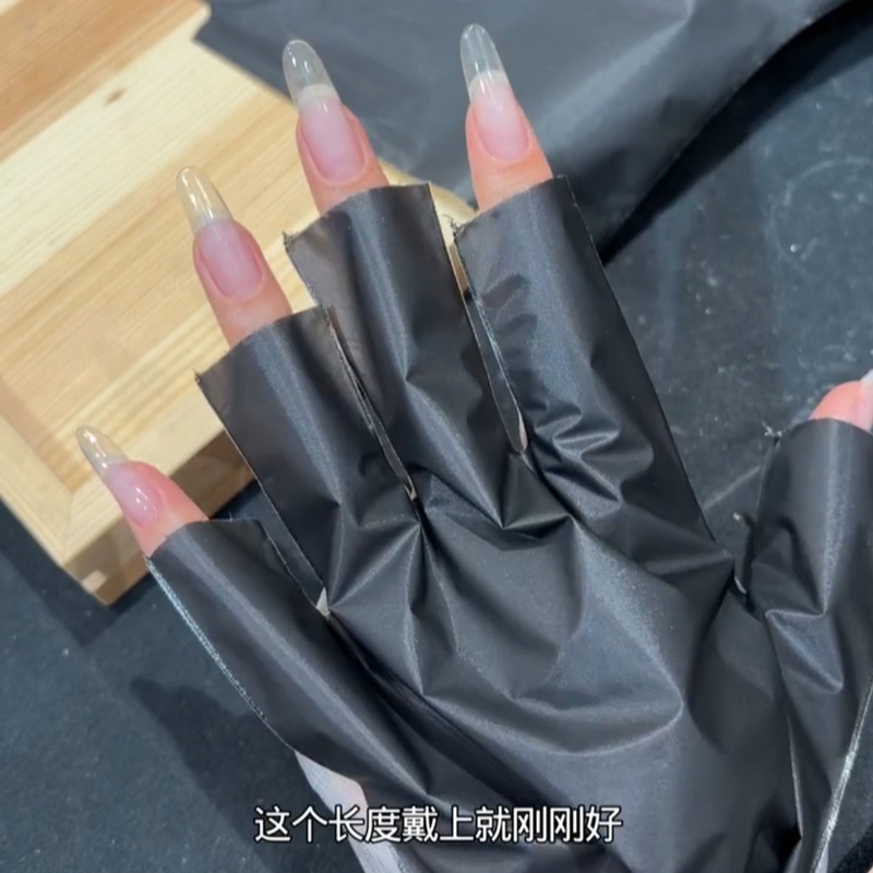 Nail Art Sun Protection Gloves, Lightweight Breathable Mesh Half-Finger Gloves, Uv Protection, Non-Sweaty, Specialized Tool for Nail Art Nail Art Sun Protection Gloves, Lightweight Breathable Mesh Half-Finger Gloves, Uv Protection, Non-Sweaty, Specialized Tool for Nail Art