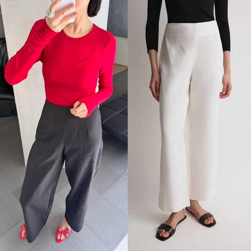 Simplify and Streamline: Extremely Stylish Small Straight-Leg Pants ~ Australian Brand P*Sse Noelle Linen Casual Pants 39 Simplify and Streamline: Extremely Stylish Small Straight-Leg Pants ~ Australian Brand P*Sse Noelle Linen Casual Pants 39