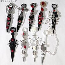 Bicai kunai dart hand-made knife finished product in stock ornaments tools jewelry students unboxing utility knife gift