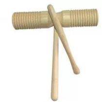 New type of double-sounding tube music teaching aids wooden double-sounding tube musical instrument high school bass clapper percussion instrument frog