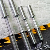 Solid electroplated short Austrian bar dumbbell bar 50cm40cm home fitness equipment barbell bar male sleeve bar large hole
