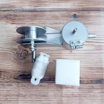 Strong and fall-resistant stainless steel ink fountain construction site woodworking ink fountain line ink fountain metal hand-cranked ink fountain scriber