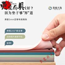 Manufacturer silicone insulation mat kitchen pot mat large thickened countertop mat anti-slip cutting board fixed mat drain mat