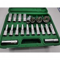 Plum blossom sleeve lengthened 8cm large fly interface sleeve special for steam engine repair branded steel 8-32 complete set 12-corner boxed