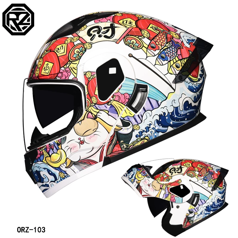 Arai шлем RX7X новый 3C сертифицированный мотошлем для мужчин и женщин пол-face шлем двойной линзы Bluetooth полулег кот Four seasons