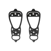 Crampons anti-slip shoe covers outdoor ice and snow winter shoe spikes sole artifact mountaineering five-tooth snow claws for the elderly and children