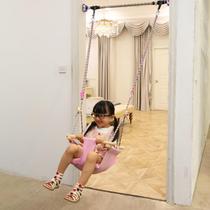 Swing childrens swing indoor and outdoor childrens hanging basket baby infant horizontal bar infant home outdoor hanging chair