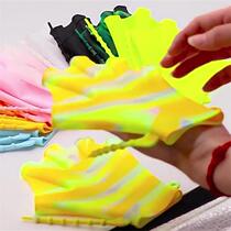 Childrens silicone hand fins for swimming adult mens and womens training paddling freestyle gloves snorkeling artifact