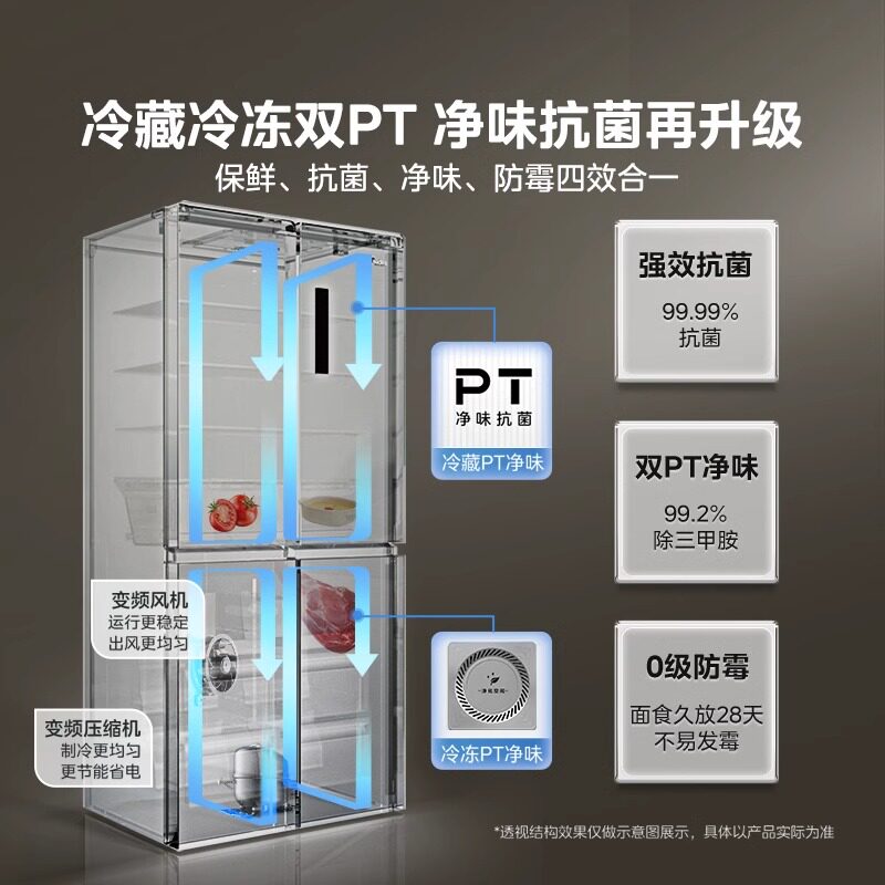 美的MR-635WSPZE冰箱图片