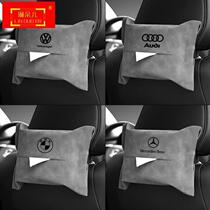 Car tissue box paper box creative car armrest box seat back hanging fixed multi-functional Internet celebrity tissue bag