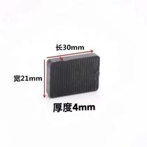 Glass spacer gasket special door and window for broken bridge 6 mm thickness solid gasket tempered glass fixed installation pad L