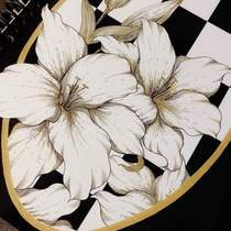 Illustrated release paper thickened mommy loose-leaf tape booklet small flower sticker handbook handbook a4 double-sided storage