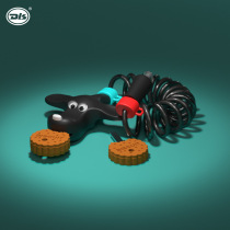 Dalish silicone lock puppy lock bicycle lock outdoor lock cable lock cartoon lock accompanying lock camping lock helmet