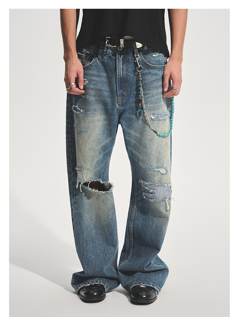 world.taobao.com: Bastard Annihilated Remade Jeans Ice Blue