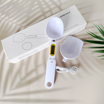 Factory direct sales rechargeable double spoon scale portable handheld electronic scale spoon scale ingredient scale measuring spoon food scale