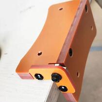 Inverted edge strips rounded corners special right angles and blades for woodworking decoration