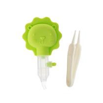 Paibabet baby cartoon anti-reflux silicone nasal aspirator tweezers set childrens nasal aspirator set 74926