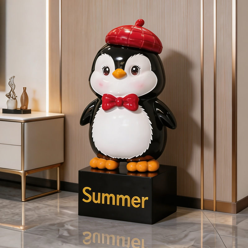 Trendy Penguin Cartoon Large Piggy Bank, Only Deposits No Withdrawals, New Model, Living Room Tv Cabinet Light Luxury Decoration, Large Ornament Trendy Penguin Cartoon Large Piggy Bank, Only Deposits No Withdrawals, New Model, Living Room Tv Cabinet Light Luxury Decoration, Large Ornament