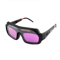 Welding glasses automatic darkening anti-glare strong light welders special second-protection argon arc welding color-changing transparent goggles