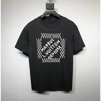 (Fashion Big Brand) Short Sleeve Mens Unisex Mens SS Early Spring New Pearl Beaded Embroidery Half Sleeve Short