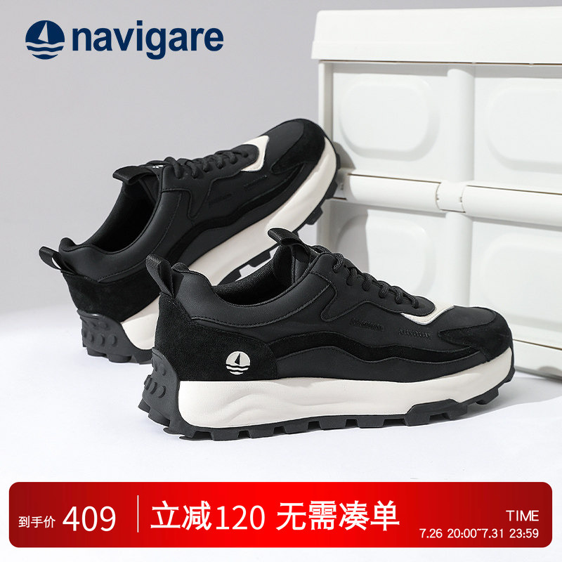 Navigare Italian Small Sailboat Sneakers Men's Shoes 2026 Spring and Summer New Men's High-End Casual Shoes