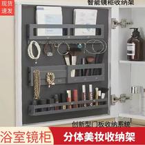 Bathroom mirror cabinet beautiful door behind red storage rack mirror cabinet DVD door back panel rack bathroom makeup cabinet doorway storage
