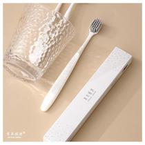 Medium-hard bristle toothbrush wide-head spiral bristle large-head bristle hard type special for adults men adult hair family size