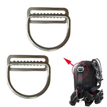 2PC 45 degree 316 Stainless Steel Diving Weight Belt Keeper
