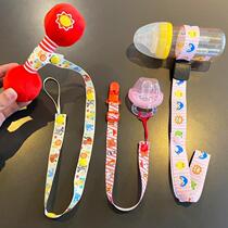 Stroller lanyard baby toy anti-drop rope baby pacifier chain bottle kettle strap strong and adjustable