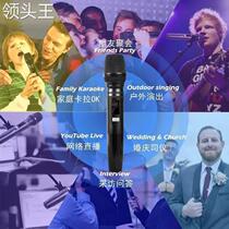New universal wireless microphone one-to-one metal U-segment FM home KTV singing stage audio handheld microphone