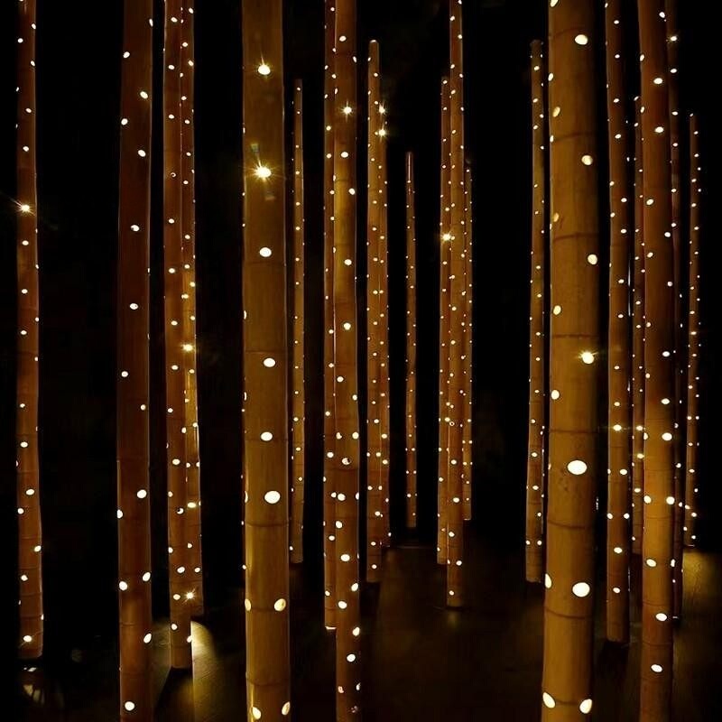Bamboo Downlight Outdoor Courtyard Landscape Light Decoration Restaurant Bamboo Cut Out Lettering Luminous Bamboo Lamp Bamboo Tube Art Lamp Bamboo Downlight Outdoor Courtyard Landscape Light Decoration Restaurant Bamboo Cut Out Lettering Luminous Bamboo Lamp Bamboo Tube Art Lamp