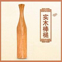 Flat solid stick hard hammer double hook laundry stick hammer laundry stick stick wood wooden hammer solid wood