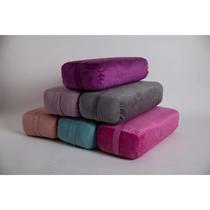 Huiqiu Yoga Pillow Professional Cylindrical Pillow Rectangular Yoga Lumbar Pillow Cushion Yoga Supplies Beginner Pillow