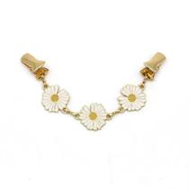 Overalls anti-falling artifact childrens shoulder strap clip baby sling anti-falling silk scarf buckle collar clip brooch