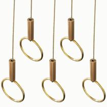 Clothes chain hanging gold hanging ring clothing store window ceiling hook wall fixed clothes hanger wire rope ring