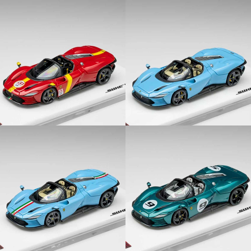 Suhe 1:64 Le Mans Sp3 Champion Red No. 51 Resin Car Model Collection