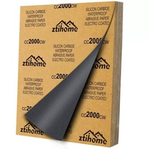 Kraftwell 100 pieces silicon carbide sandpaper for polishing rust removal car detailing furniture metal 400 mesh