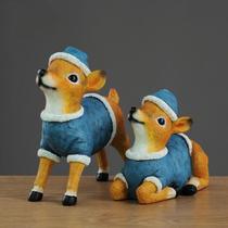 Decoration props family bovine pastoral fiberglass solid micro landscape scenic spot doll buffalo milk production