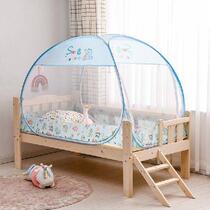 Cartoon Style Yurt Child Mosquito Net Free-install Full Bott