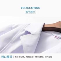 Factory direct supply of doctor uniforms hospital pharmacy work clothes laboratory white coats spring and autumn thick doctor uniforms