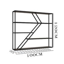 Iron bar bar wall-mounted wine rack wall-lit wall rack creative liquor cabinet restaurant red grape beer