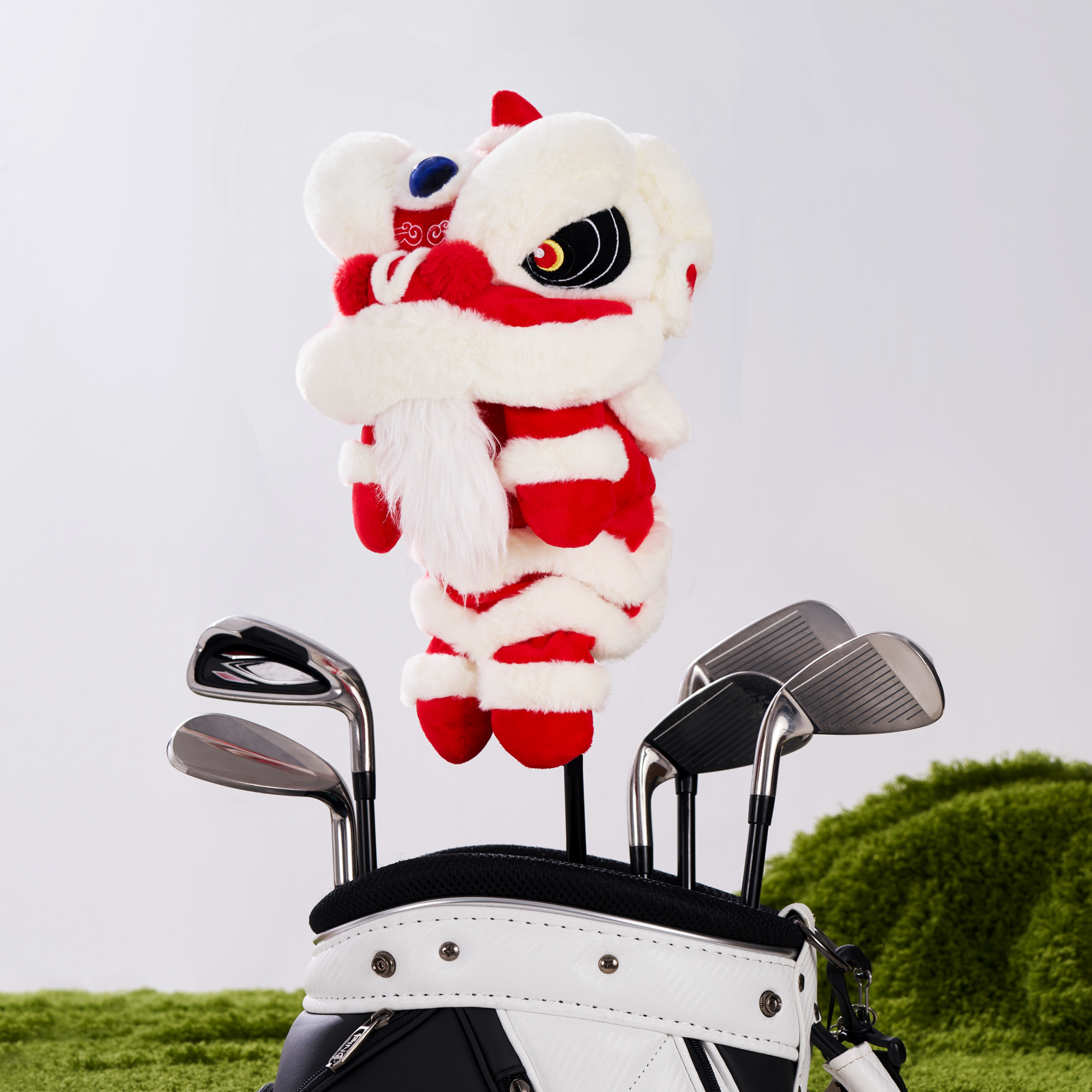 Chixia Lion Dance No. 1 ウッドヘッドカバー ゴルフクラブヘッドカバー No. 1 ウッド LinkRev インスピレーションプールオリジナル