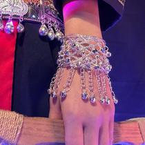 Silver jewelry Miao bracelets bells dance costumes silver jewelry open bracelets performance jewelry minority ethnic groups