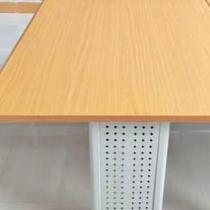 Steel-wood reading table library chair reading room table and chair combination reading table steel bookshelf school training table