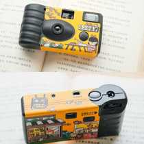 New illustration color disposable film camera developing film point-and-shoot machine non-polaroid with flash half frame